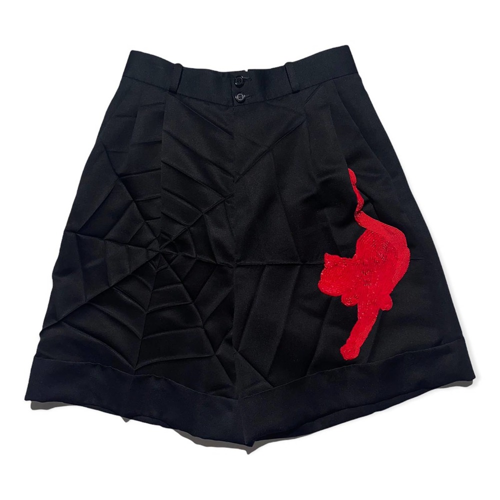 SS20 spiderweb beaded short